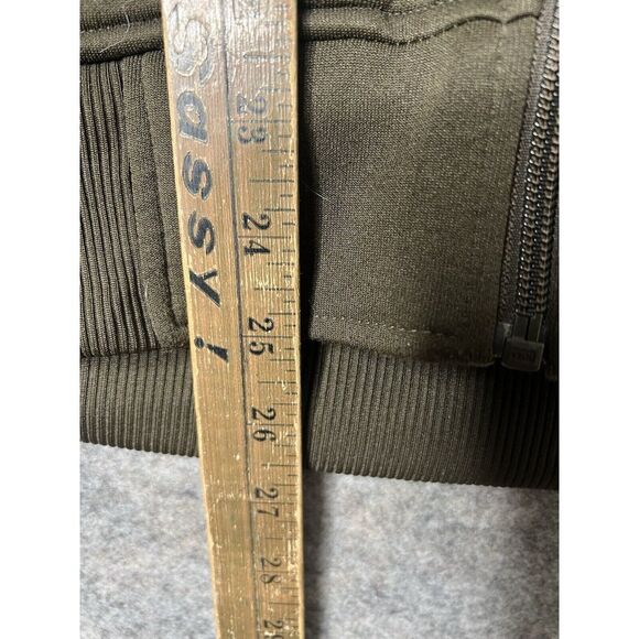 Volcom Sweatshirt Mens Medium Black Track Jacket Sweater Knit Full Zip Casual - Picture 9 of 11